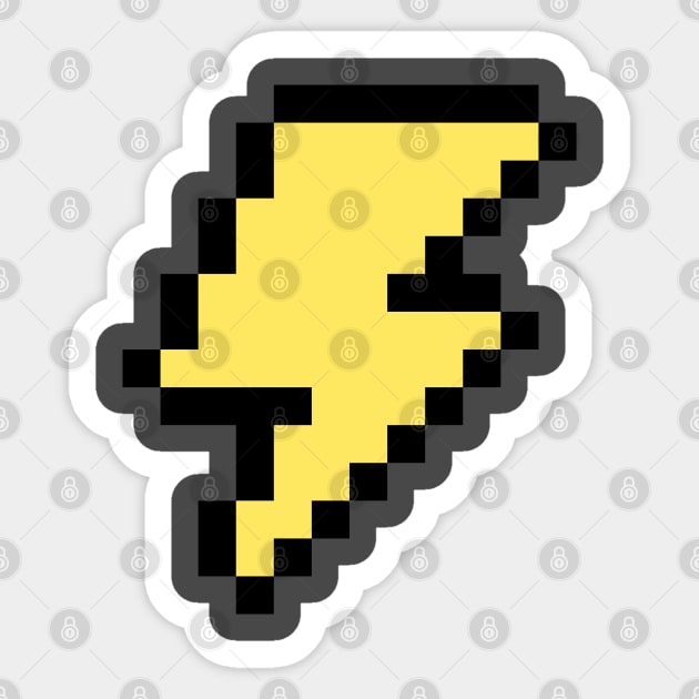 Lightning Bolt Sticker by Fashionable Pixel Art